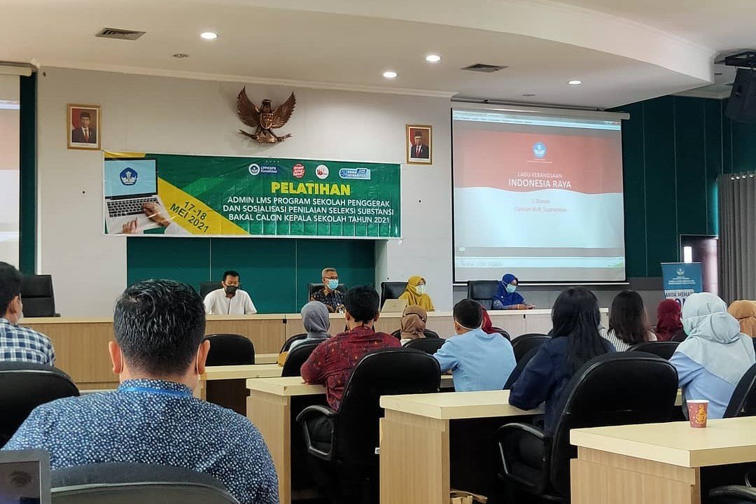 Pelatihan Admin LMS Program Sekolah Penggerak dan Sosialisasi Penilaian Seleksi Substansi BCKS Tahun 2021